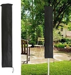 BLACK LARGE HEAVY DUTY ROTARY WASHING LINE COVER CLOTHES AIRER GARDEN PARASOL UK