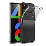 Ultratunt 0,5mm silikon Skal till GOOGLE Pixel 4a - TheMobileStore Google Pixel 4a tillbehör