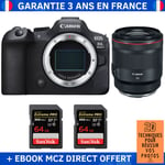 Canon EOS R6 Mark II + RF 50mm f/1.2 L USM + 2 SanDisk 64GB Extreme PRO UHS-II SDXC 300 MB/s + Ebook '20 Techniques pour Réussir vos Photos' - Appareil Photo Hybride