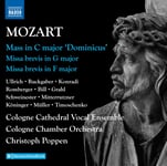 Cologne Cathedral Vocal Ensemble, Cologne Chamber Orchestra, Christoph Poppen  Mozart: Complete Masses, Vol. 4  Mass in C Major, &quot;Dominicus&quot;; Missa brevis in G Major; Missa brevis in F Major  CD