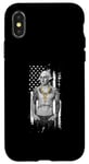 Coque pour iPhone X/XS Pro Washington Patriotic Gangster Anti-Libéral Républicain