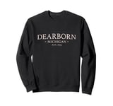 Dearborn Michigan - Simple Dearborn MI Sweatshirt