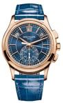 Patek Philippe 5905R-010 Complications Sininen/Nahka Ø42 mm