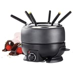 NEW Fondue Set 6-People Non-Stick Quality Time Dinner Adjustable Thermostat 2.3L