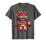 Dragon fruit Hawaiian Sunglasses Drinking Coconut Summer T-Shirt