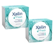 2 Packs Xailin Fresh Dry Eye Drops - Preservative Free - 30 Single Dose Units