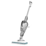 Black & Decker BHSM168D nettoyeur vapeur Steam mop 0,5 L 1600 W Argent, Blanc