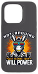 Coque pour iPhone 15 Pro Ne pas argumenter juste tester votre volonté Power Têtu Donkey Pun