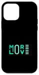 Coque pour iPhone 12 mini Bleu sarcelle Aqua More Love Teal Aqua Graphic