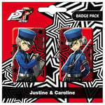 POPBuddies Persona 5 - Royal Badge pack, set of 2: Justine & Caroline