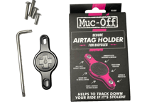 Muc-Off V3  2024 - Secure Apple Air Tracker Tag Holder Bike Moto Car- BLACK