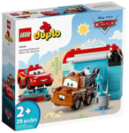 Lego Duplo: Disney And Pixars Cars Lightning Mcqueen  Maters Car Wash Fun (10996)