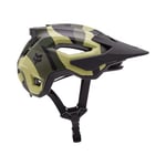 Fox Racing Casque Fox Speedframe Green Camo Unisexe, Vert, L