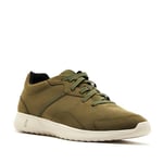 Hush Puppies Homme The Good Trainer Basket, Vert Olive, 42 EU