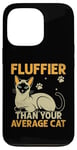 Coque pour iPhone 13 Pro Plus moelleux que votre chat moyen Meezer siamois