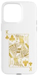 Coque pour iPhone 15 Pro Max Lucky Poker Cards Knight King of Clubs Game Casino