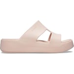 Crocs Sandales Getaway à plateforme et bride en H pour femme, Quartz, 5.5 UK