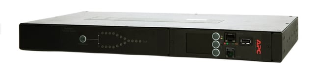 APC RACK ATS, 230V, 16A, C20 IN, (8) C13 (1) C19 OUT (AP4423)