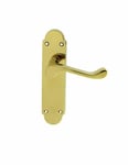 Carlisle Brass - Polished Brass Oakley Lever Latch Door Handle DL167