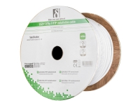 DELTACO TP-51C - Samlet kabel - 305 m - F/FTP - CAT 6a - halogenfri - hvit