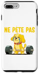 Coque pour iPhone 7 Plus/8 Plus Ne Pète Pas Squat Humour Gym Muscu Fitness Cadeau Drôle