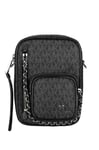 Michael Kors SM NS Utility CAMRA XBODY, Bag Women, Black, Taille Unique