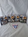 Hot Wheels Jurassic World Dominion Character Cars Bundle Of 4 Dinosaur Cars New