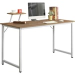 Soges - Bureau Ordinateur Table 100x50 cm Informatique Meuble de Bureau pour Ordinateur pour Salle à Manger, Salon, Cuisine,Chêne