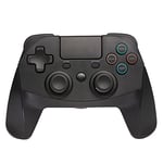 Snakebyte PS4 GAME:PAD 4S - Wireless bluetooth Controller for PlayStation 4 / PS4 Slim / Pro, analog dual joysticks, USB C Cable, PC compatible (Windows 7/8/10), 3.5mm headphone jack, touchpad, Black