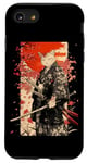 iPhone SE (2020) / 7 / 8 Cat Samurai Ninja Cat Samurai Art Ukiyo-e Case