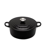 Le Creuset Støpejernsgryte 4,2L/24cm Black