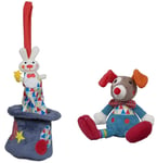 Lapin musical et doudou clown