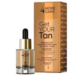 More4Care Get Your Tan! Potion autobronzante pour le visage et le corps 15 ml