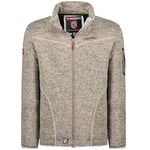 Geographical Norway Toumba Men - Polaire Fine Homme Chaude Zip - Veste Automne Hiver Printemps Chaud Hommes - Longues Manches Pull Fourrure Doux Confort Outdoor (GRIS CLAIR XL)