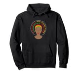 Afro Woman I Am The Storm Black History Month Pullover Hoodie