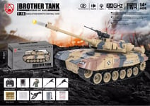 I Brother 2.4G Russian T90 Main Battle RC Radio Control BB Tank + Water 1/18