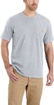 Carhartt Men's Workwear Pocket S/S T-Shirt Heather Grey, L