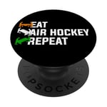 Eat Air Hockey Repeat - Joueur de Air Hockey Air Hockey PopSockets PopGrip Interchangeable