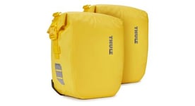 Paire de sacoches de porte bagages thule shield pannier 13l  26l  jaune