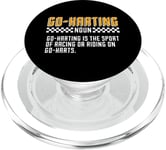 Go-Karting Noun Go-Karting Is The Open Wheel Kart Racing PopSockets PopGrip for MagSafe