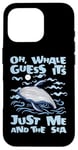 iPhone 16 Pro Just Me And The Sea Blue Beluga Cetacea Whale Watching Case