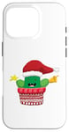 iPhone 16 Pro FUNNY CHRISTMAS TSHIRT. CHRISTMAS CACTUS. BELL STAR AND HAT Case