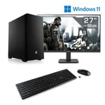 PC de bureau, CSL Computer, M11350H, Core i5-14600, UHD Graphics 770, 32 Go DDR4 RAM, M.2 SSD 1000 Go, 27 pouces Full-HD, Win 11