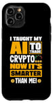 Coque pour iPhone 11 Pro Cryptocurrency AI & Crypto Enthusiast Blockchain Revolution