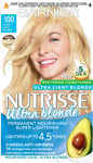 Garnier Nutrisse Light Blonde Hair Dye Permanent, Up to 100 Percent Grey Hair 5