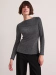 Phase Eight Clarissa Metallic Top, Silver