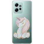 BABACO ERT Group Coque de téléphone Portable pour Xiaomi REDMI Note 12 4G Original et sous Licence Officielle Motif Unicorn 002 Parfaitement adapté à la Forme du téléphone Portable, partiel imprimé