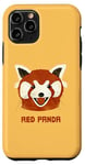 Coque pour iPhone 11 Pro Panda rouge illustré