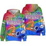 Roblox Rainbow Friends Unisex Barn Hoodie, Grafisk Huvtröja För Pojkar Och Flickor 7-14 År (11-12 År A)