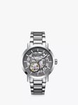 Rotary Men's Greenwich Skeleton Automatic Bracelet Strap Watch